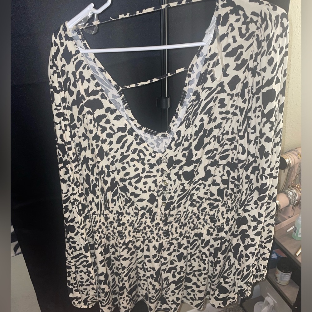 Women’s Leopard Blouse